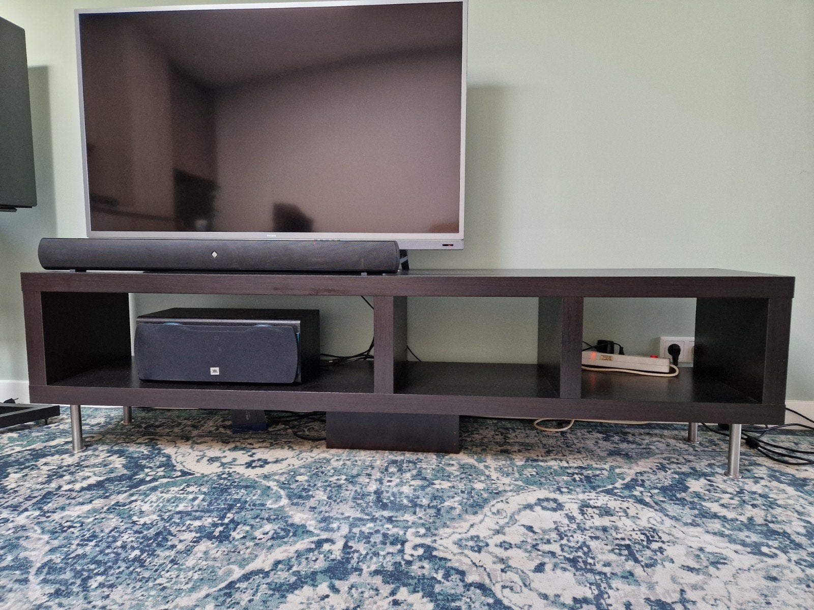 IKEA Expedit kast - Donkerbruin, Ophalen, Gebruikt, 100 tot 150 cm, Minder dan 100 cm