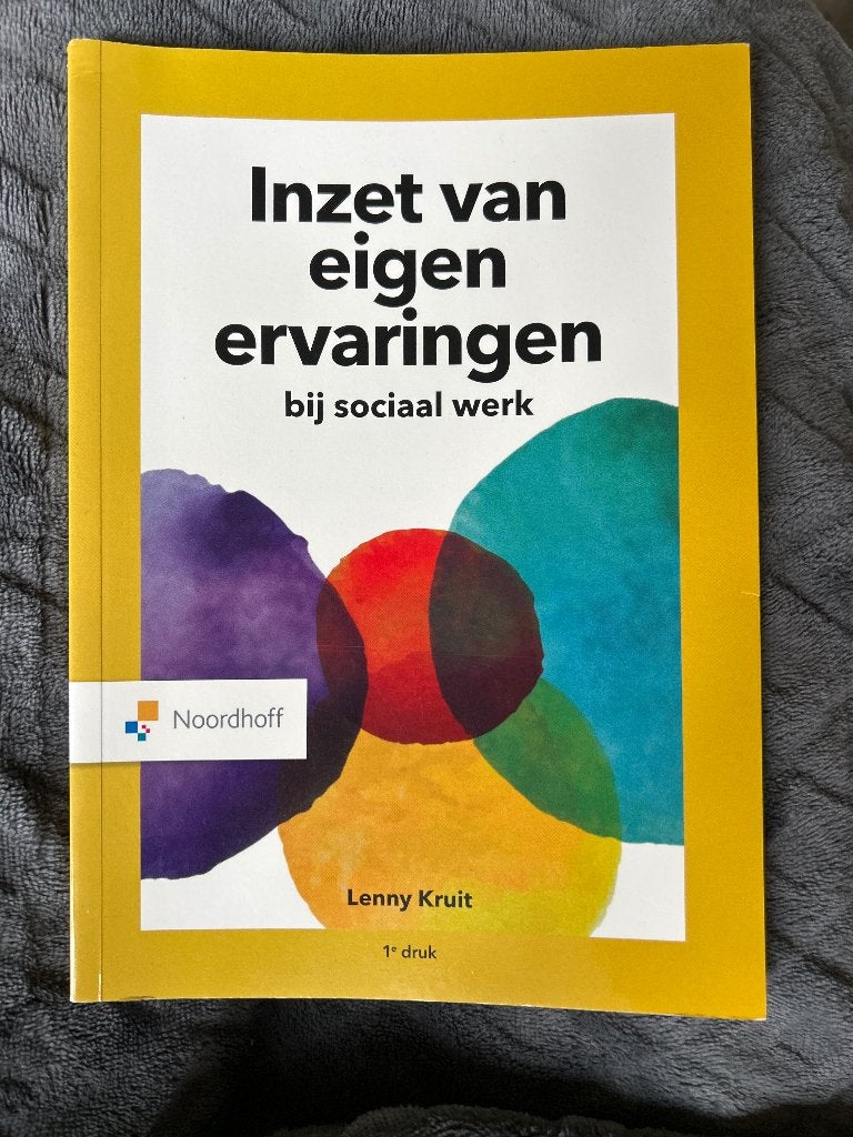 Inzet van eigen ervaringen, Ophalen of Verzenden, Alpha, Zo goed als nieuw, HBO