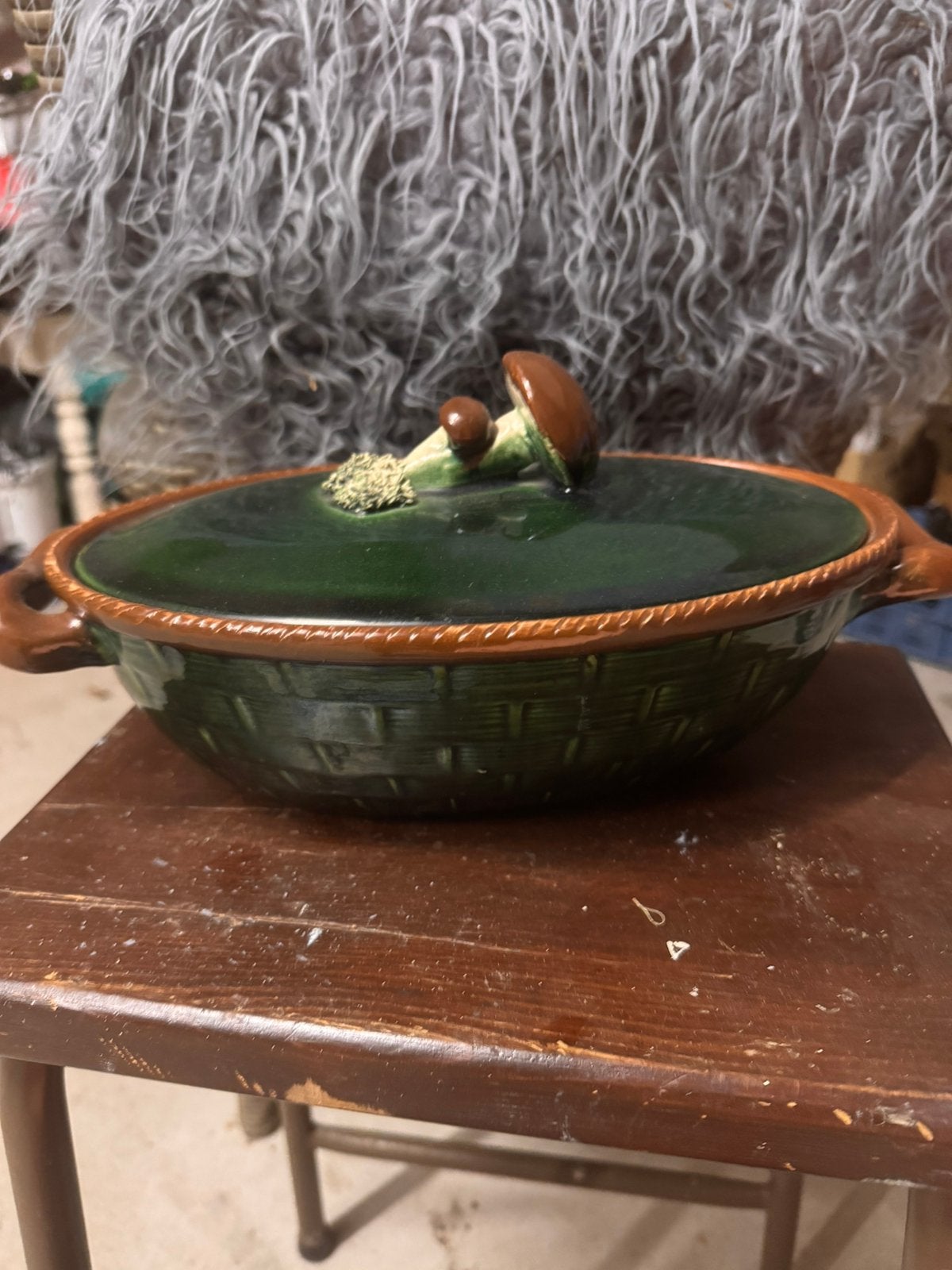 Mooie brocante schaal, Ophalen