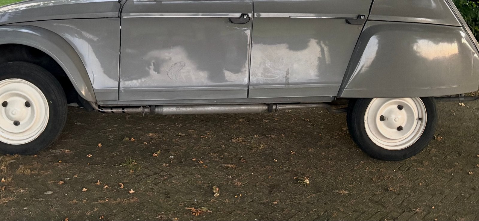 Complete uitlaat 2cv6, Ophalen, Gebruikt