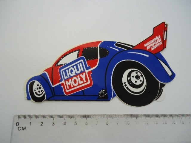 sticker oud Auto LIQUI MOLY oil olie motorolie race f1 f-1, Verzenden, Zo goed als nieuw, Bedrijf of Vereniging