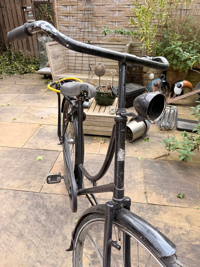 Degelijke zwarte damesfiets - Gebruikt, Fietsen en Brommers, Fietsen | Dames | Damesfietsen, Terugtraprem, 50 tot 53 cm, Ophalen