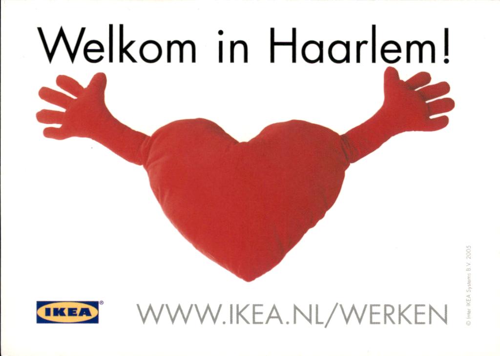Ikea, Welkom in Haarlem, Ophalen of Verzenden, 1980 tot heden, Ongelopen, Overige thema's
