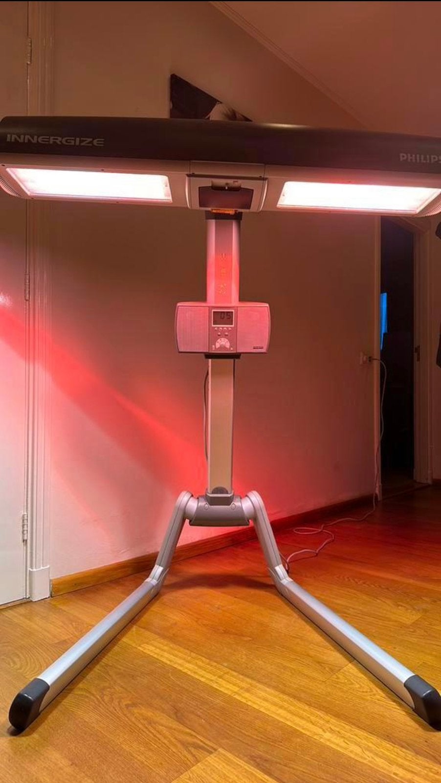 philips innergize inklapbare zonnehemel met infrarood, Witgoed en Apparatuur, Ophalen, Zo goed als nieuw, Zonnebank enkelzijdig