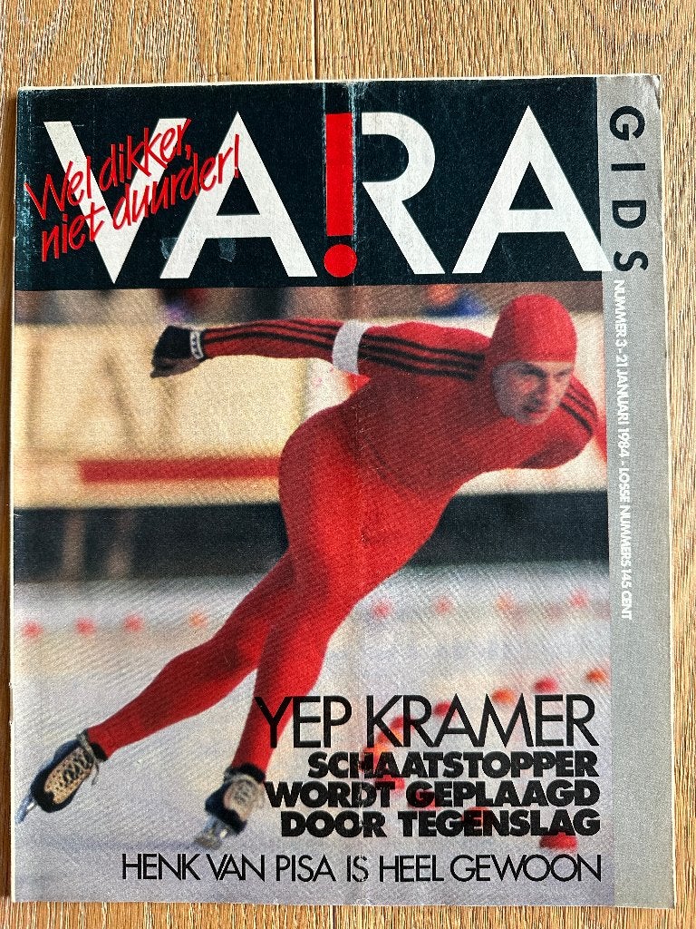 VARA Gids 21 jan 1984 Tina Turner Yep Kramer John Hillerman, Ophalen of Verzenden, Gelezen, Muziek, Film of Tv