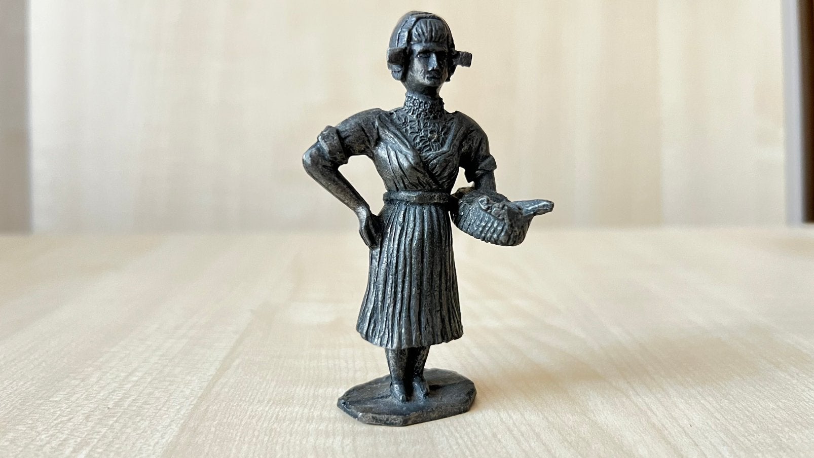 Royal Holland Pewter Daalderop, 4 tinnen beeldjes, Ophalen of Verzenden, Zo goed als nieuw, Mens