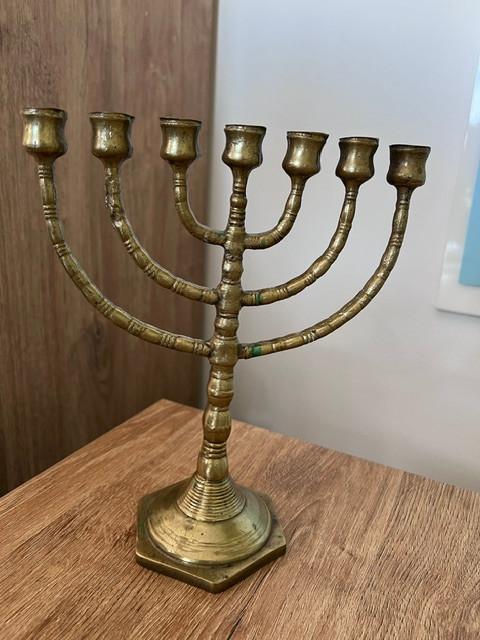 Kandelaar Messing Menorah, Ophalen, Overige materialen