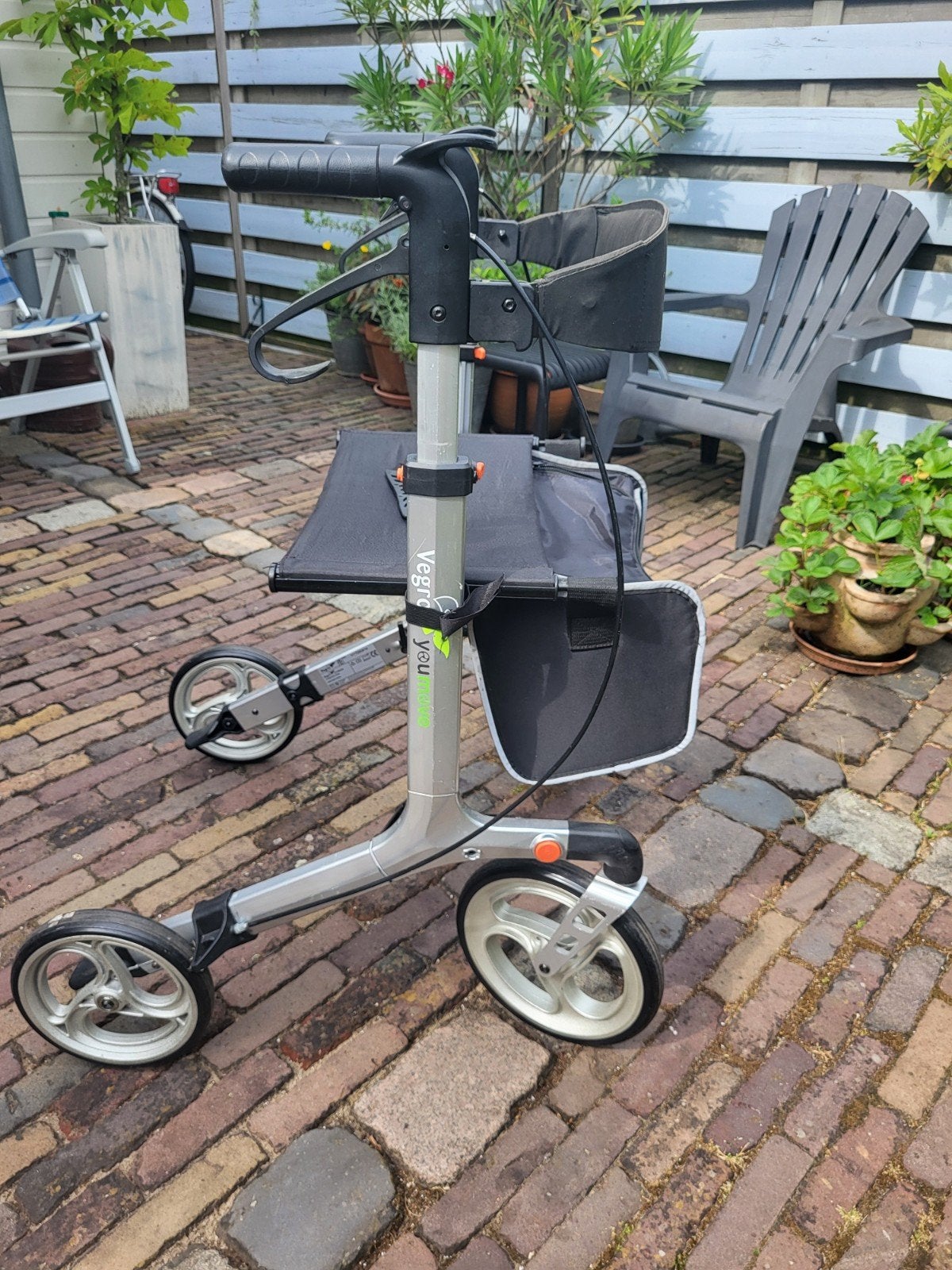 Aluminium lichtgewicht rollator, Diversen, Rollators, Ophalen, Lichtgewicht, Gebruikt
