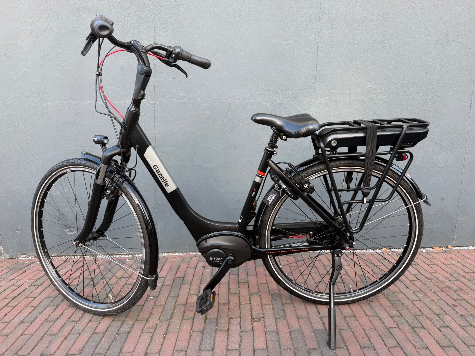 Gazelle Paris C7+  D49cm  3254KM  *GARANTIE*, Ophalen, Zo goed als nieuw, 47 tot 51 cm, 50 km per accu of meer