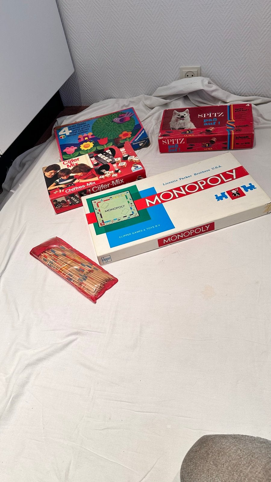 Diverse bordspellen: Monopoly, Cijfer Mix, Mikado en meer, Hobby en Vrije tijd, Gezelschapsspellen | Bordspellen, Een of twee spelers