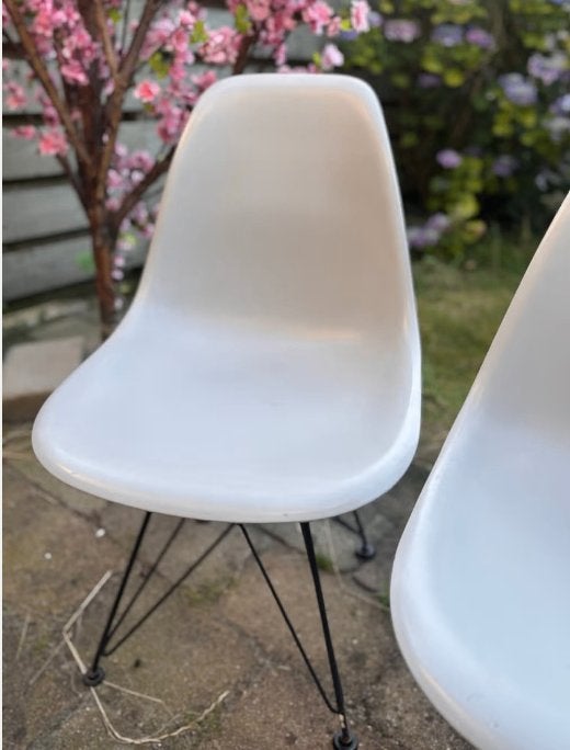 Vitra Eames DSW stoel, Ophalen, Drie, Zo goed als nieuw, Grijs