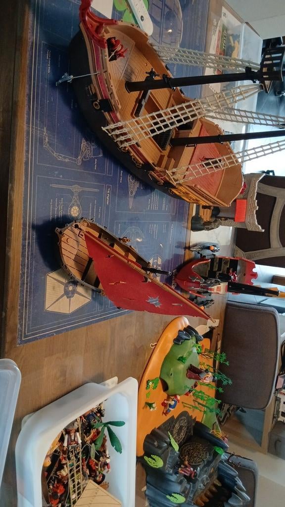 Playmobil piraten, piratenschepen en eilanden, Ophalen of Verzenden
