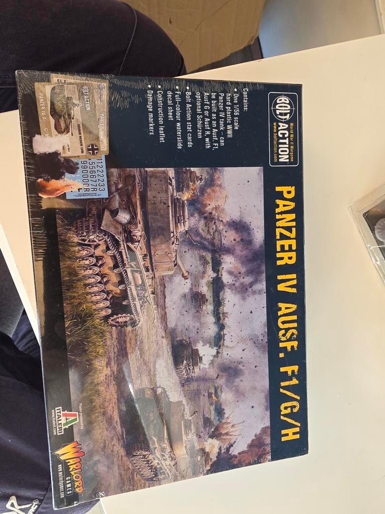 Bolt Action Panzer IV Ausf. F1/G/H Modelbouw Tank, Ophalen of Verzenden