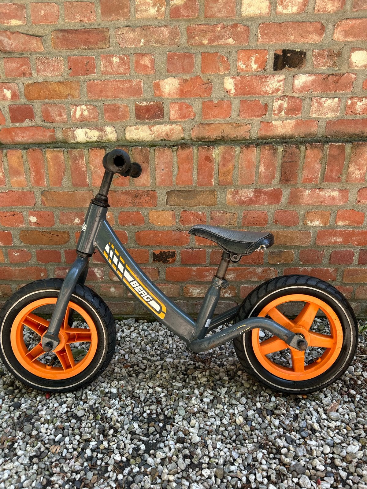 BERG Biky loopfiets grijs/oranje, Ophalen, Gebruikt, 16 tot 20 inch