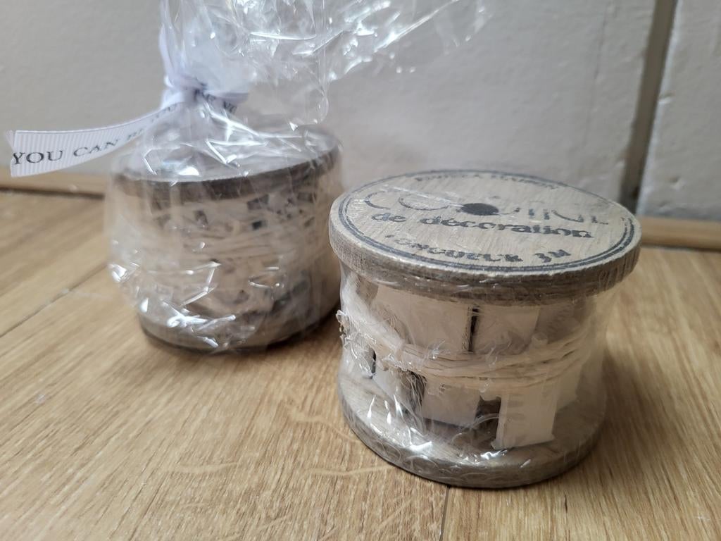 Riviera Maison happy houses on a spool 2x, Ophalen of Verzenden, Zo goed als nieuw