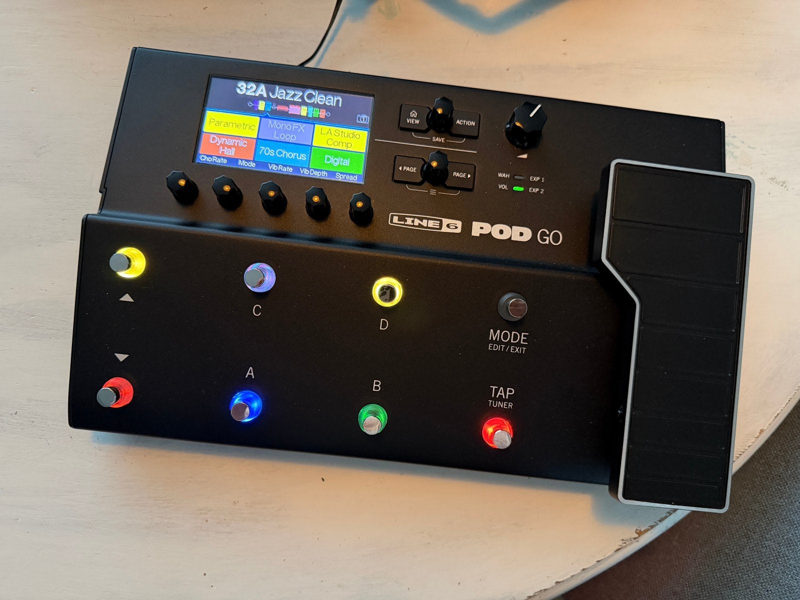 Line 6 Pod Go met gigbag, Muziek en Instrumenten, Effecten, Ophalen of Verzenden, Zo goed als nieuw, Multi-effect