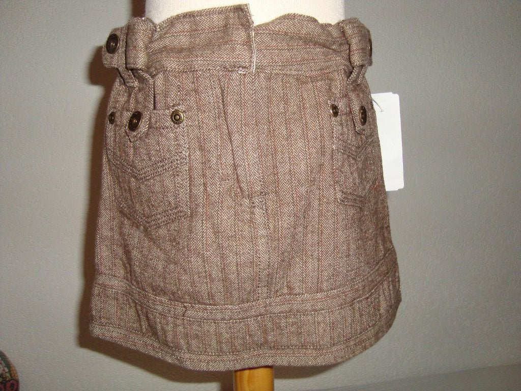 MINISTARS kort bruin rokje 104 *~~nieuw~~*, Verzenden, Nieuw, Meisje, Jurk of Rok