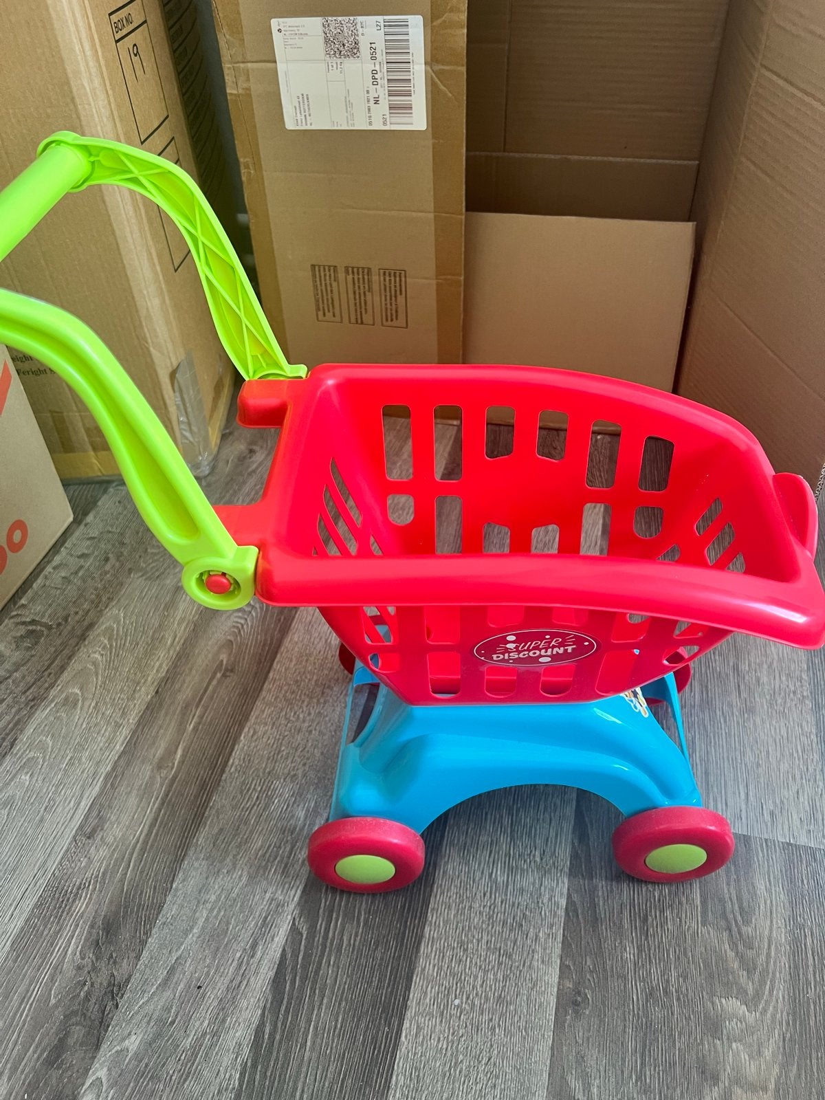 Speelgoed Winkelwagentje en Boodschappenmandje, Ophalen of Verzenden, Gebruikt, Jongen of Meisje