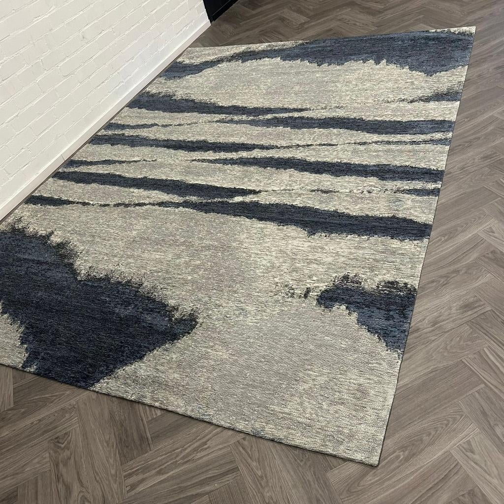 Montel Bonnier Blue Vloerkleed - 240x340cm, Huis en Inrichting, Stoffering | Tapijten en Kleden, Overige kleuren, 200 cm of meer