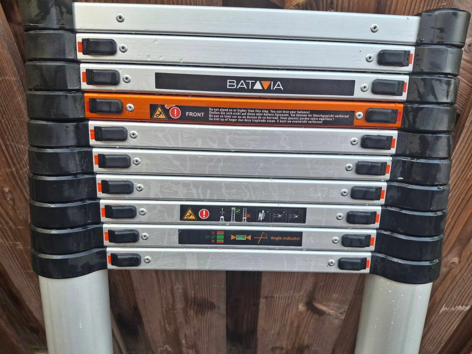 Batavia uitschuifbare ladder - 3.87m, Doe-het-zelf en Verbouw, Batavia, Onbekend, Nieuw, Ophalen of Verzenden