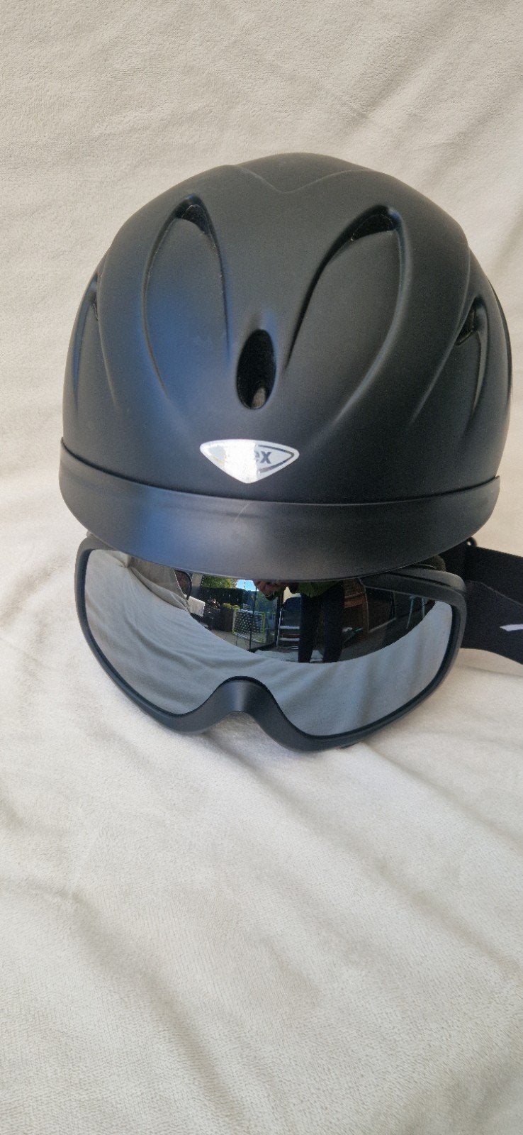 skie helm merk Uvex maat L/XL, Overige merken, Ophalen of Verzenden, Zo goed als nieuw, Skiën