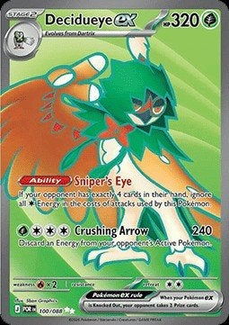 DECIDUEYE EX 100/088 - PERFECT ORDER, Ophalen of Verzenden, Nieuw, Losse kaart, Foil