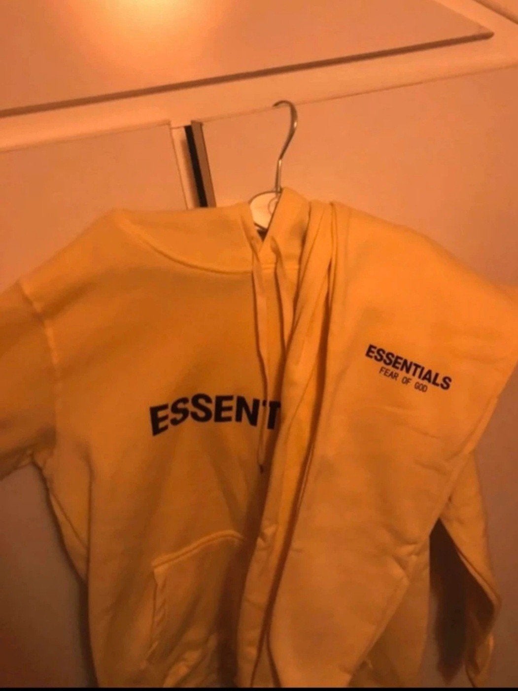 Essentials Fear of God geel pak, Essentials Fear of God, Ophalen of Verzenden, Geel