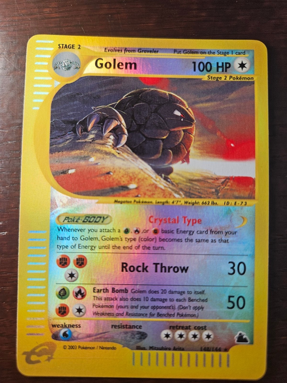Golem 148/144 Crystal Type