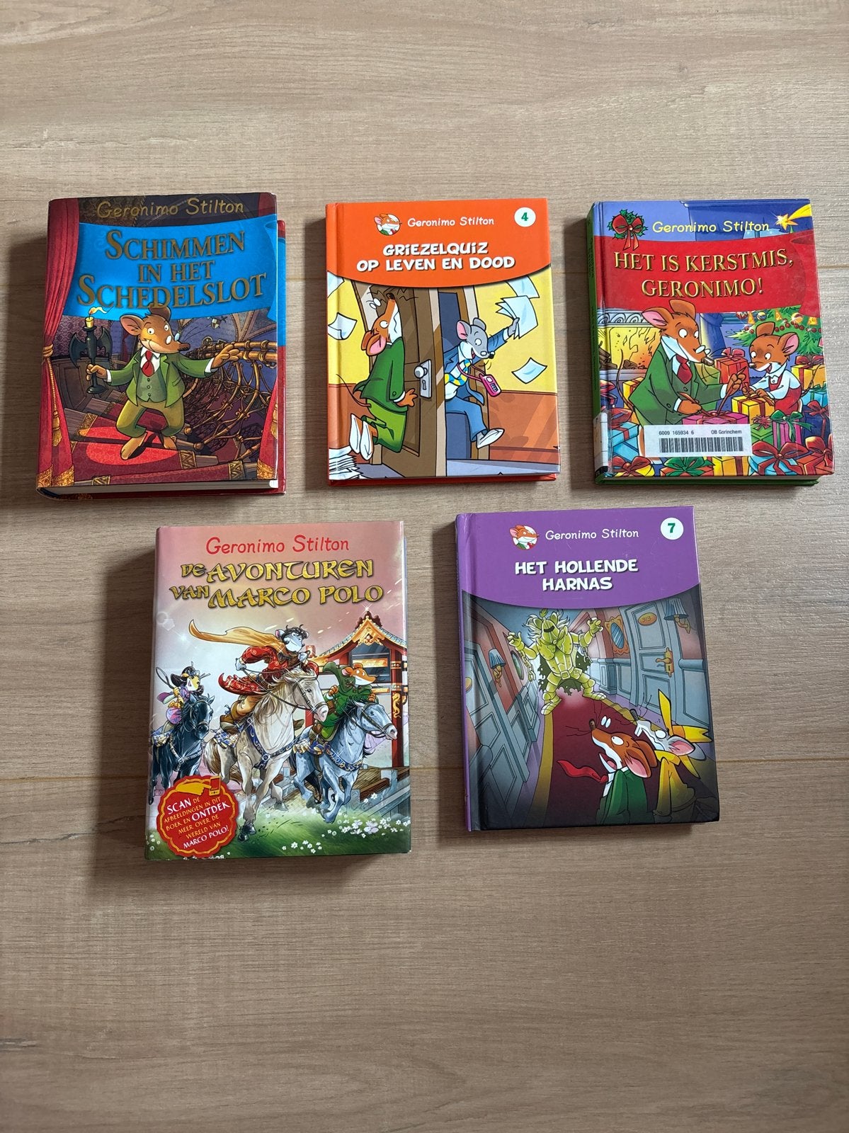 Geronimo Stilton Boekenpakket - 5 Avontuurlijke Verhalen, Ophalen of Verzenden, Gelezen, Fictie algemeen