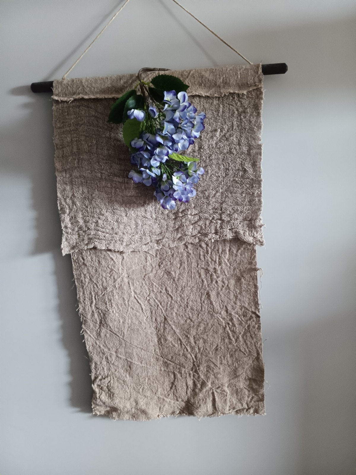 Jute wanddecoratie, Ophalen of Verzenden