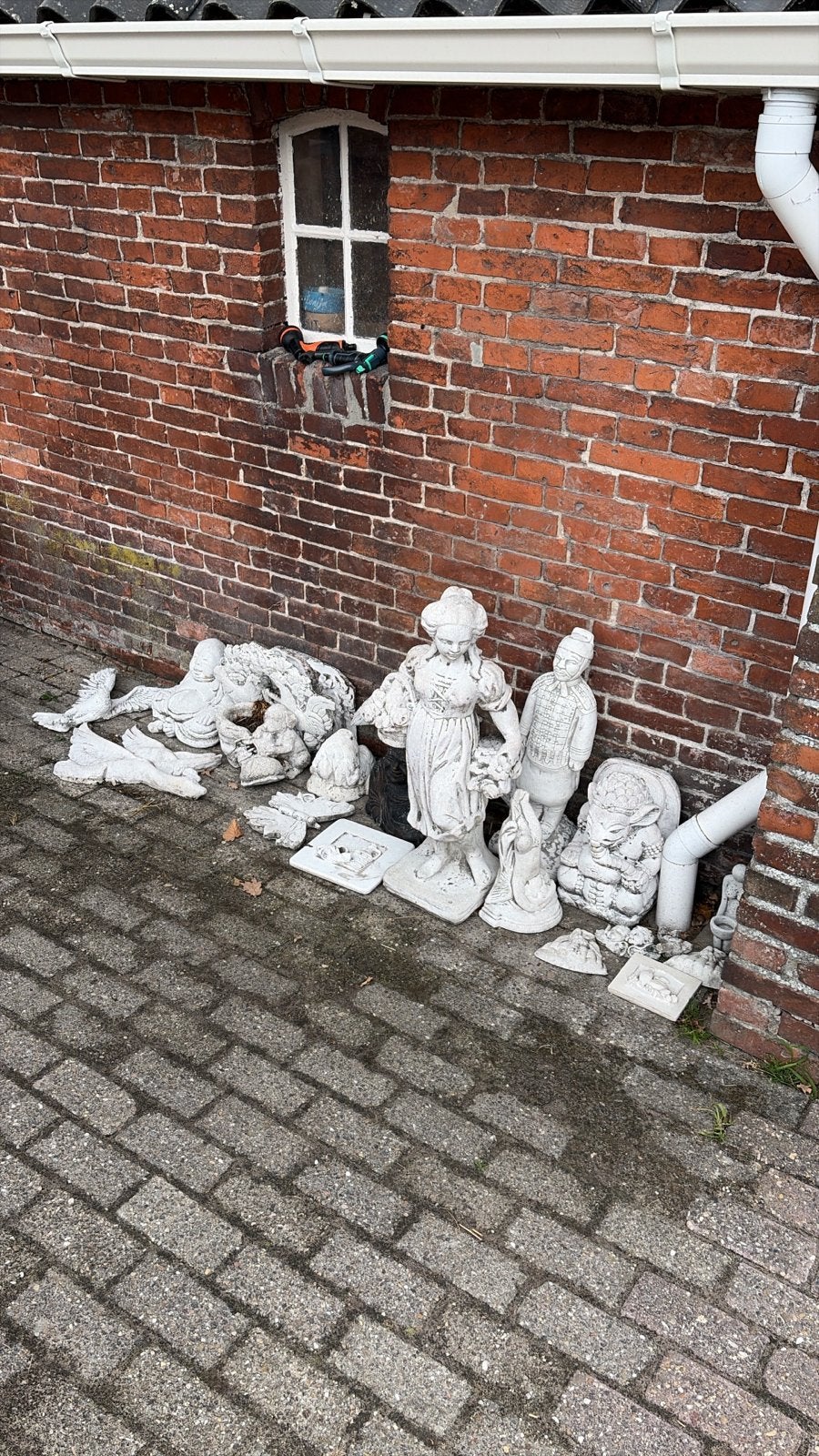 Diverse stenen sierbeelden voor tuin en huis, Tuin en Terras, Ophalen, Gebruikt, Steen, Overige typen