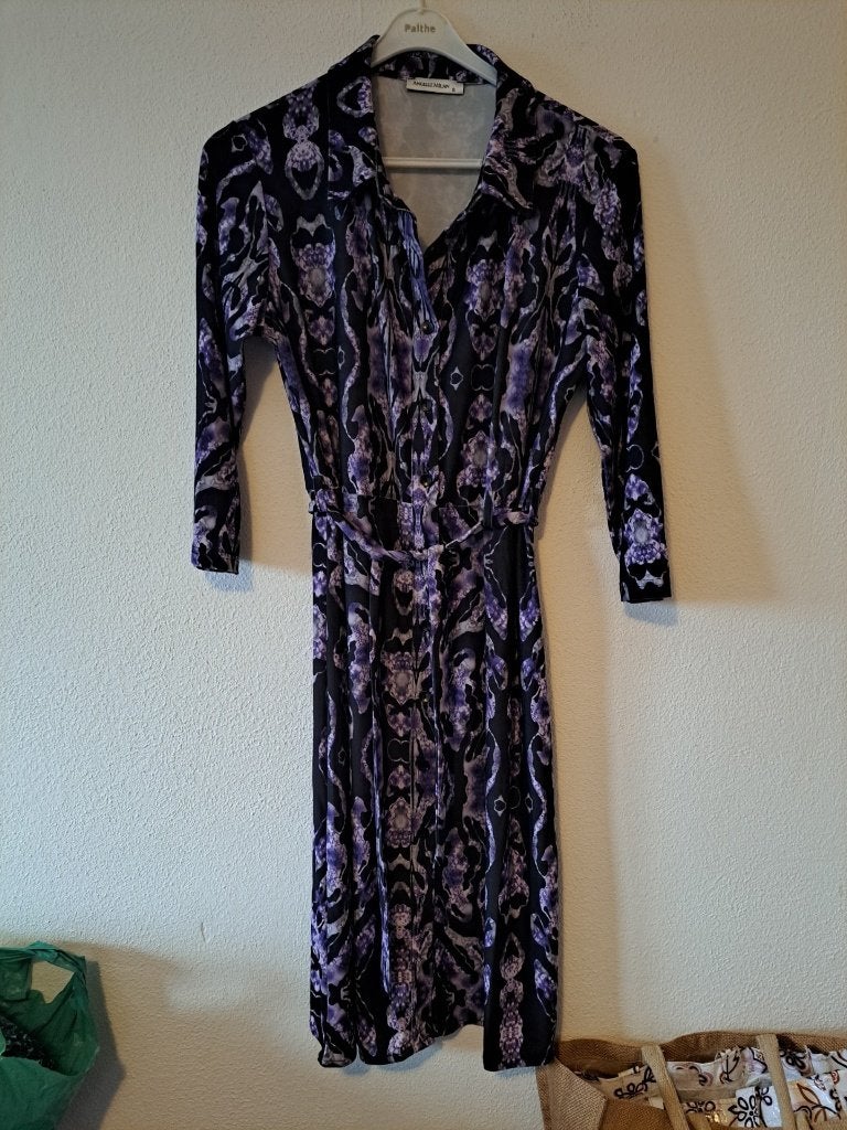 paarse angelle milan jurk maat s, Kleding | Dames, Jurken, Angelle Milan, Paars, Ophalen of Verzenden, Zo goed als nieuw