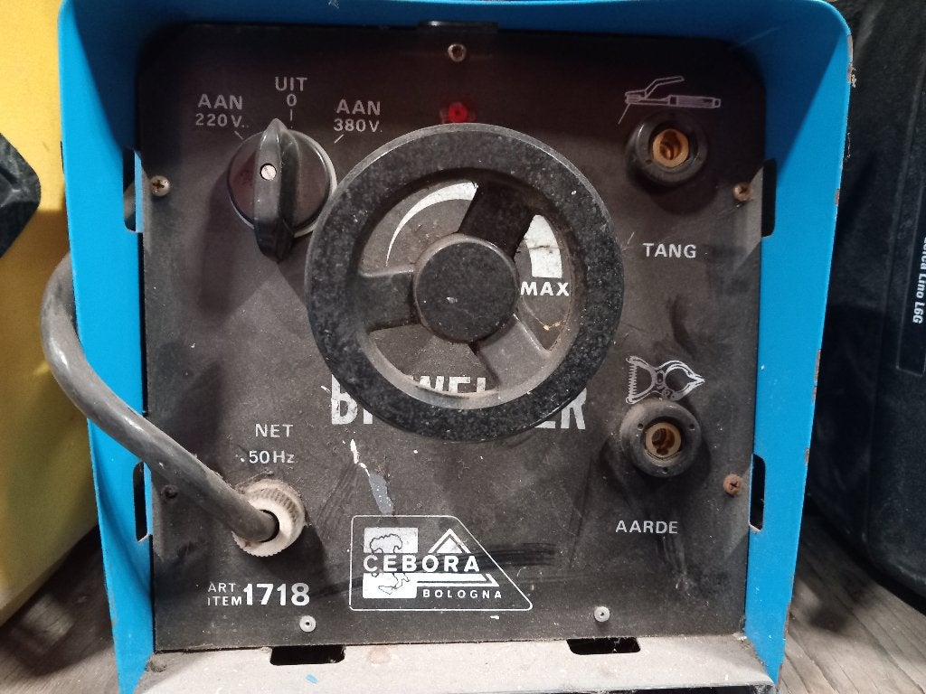 Lasapparaat Cebora BI-Welder, Ophalen, Gebruikt, 150 tot 250 ampère, Elektroden