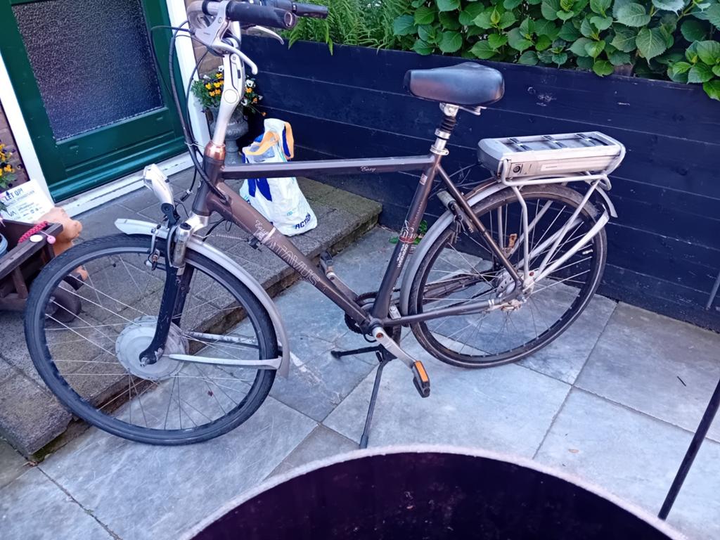 Elektrische herenfiets - Opknapper (accu werkt), Ophalen of Verzenden