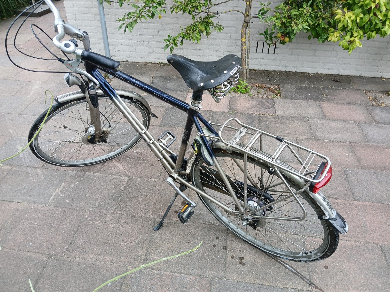 Koga Miyata LiteAce Damesfiets 57cm, Fietsen en Brommers, Fietsen | Dames | Damesfietsen, Gebruikt, Velgrem, Versnellingen, 56 cm of meer