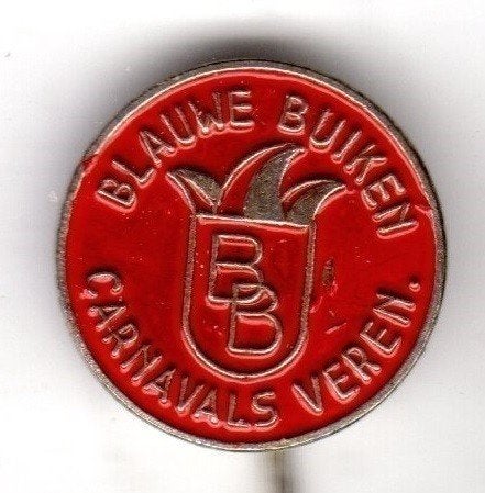 Speldje CARNAVALSVERENIGING BLAUWE BUIKEN GESTEL EINDHOVEN, Ophalen of Verzenden, Gebruikt, Overige onderwerpen