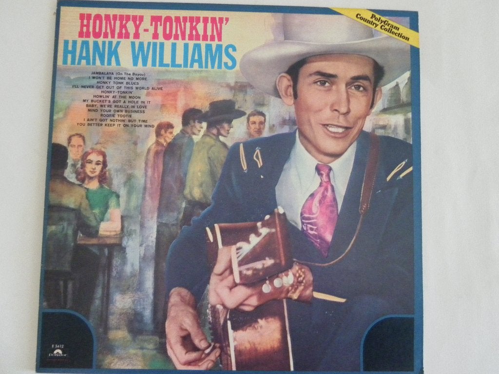 LP Hank Williams - Honky-Tonkin', LP, Reissue, Ophalen of Verzenden, Zo goed als nieuw