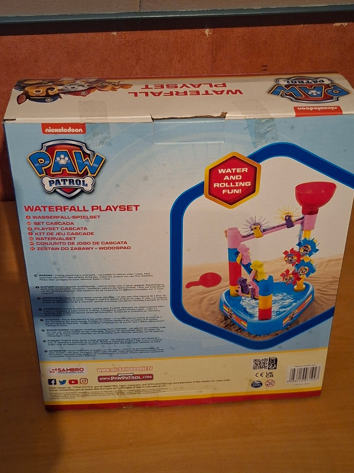 Paw Patrol Waterval Speelset - Nieuw in doos, Ophalen of Verzenden, Zo goed als nieuw, Overige typen, Met geluid