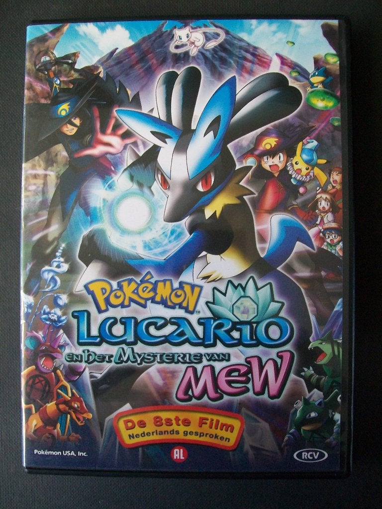 8e Pokemon Film: Lucario En Het Mysterie Van Mew nieuwstaat, Tekenfilm, Verzenden, Nederlands, Nederlands
