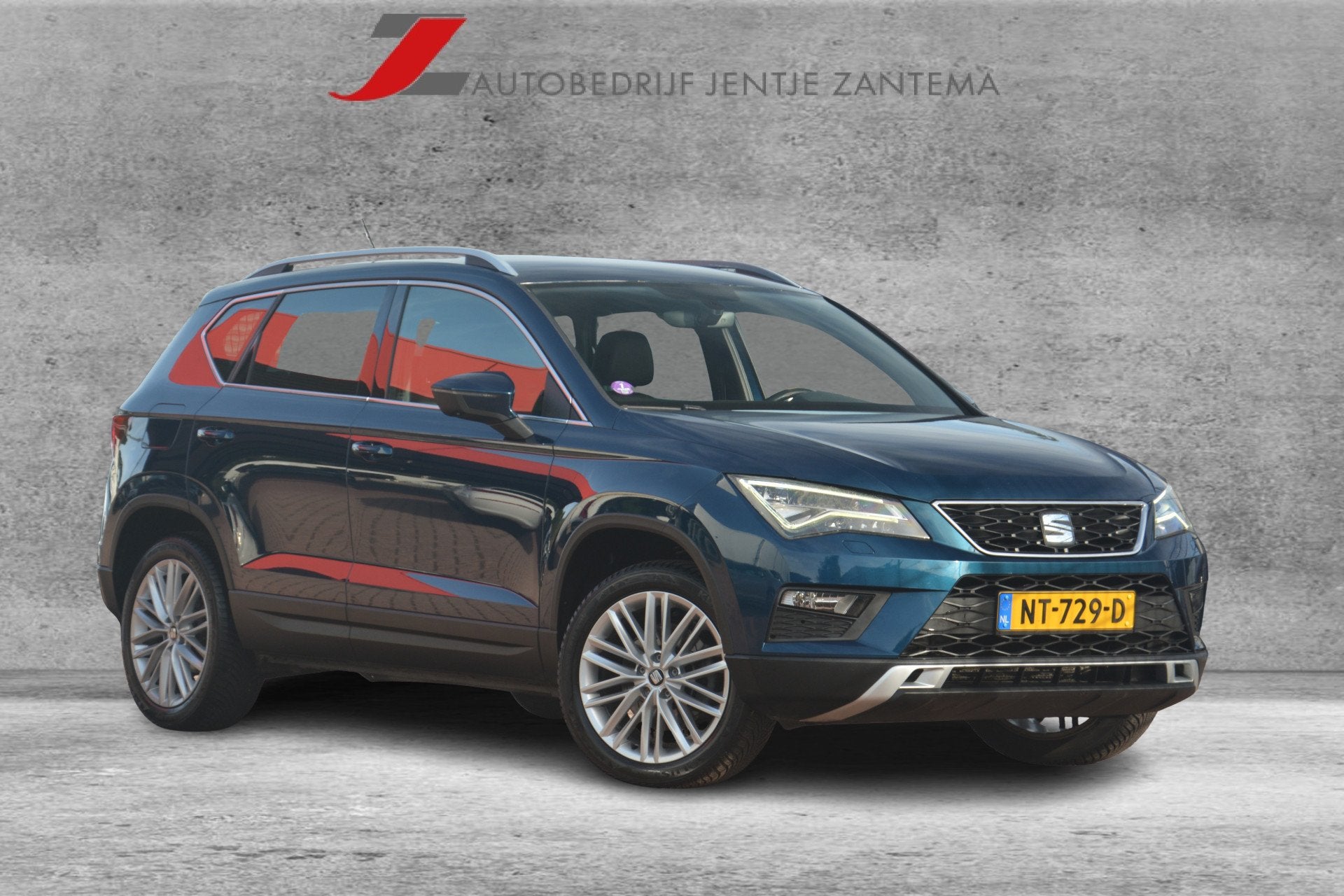 SEAT Ateca 1.4 EcoTSI Xcellence | Navigatie | Trekhaak | Cam, Auto's, Gebruikt, 4 cilinders, 150 pk, Blauw