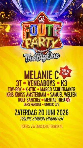 4 x tickets foute party XXL eindhoven, Drie personen of meer