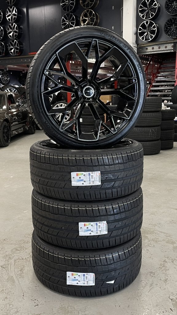 23" Velgen tbv Audi Q7 en Q8 type "Huracan" Glans Zwart, Auto-onderdelen, Niet ingevuld, 285 mm, Banden en Velgen, Niet ingevuld