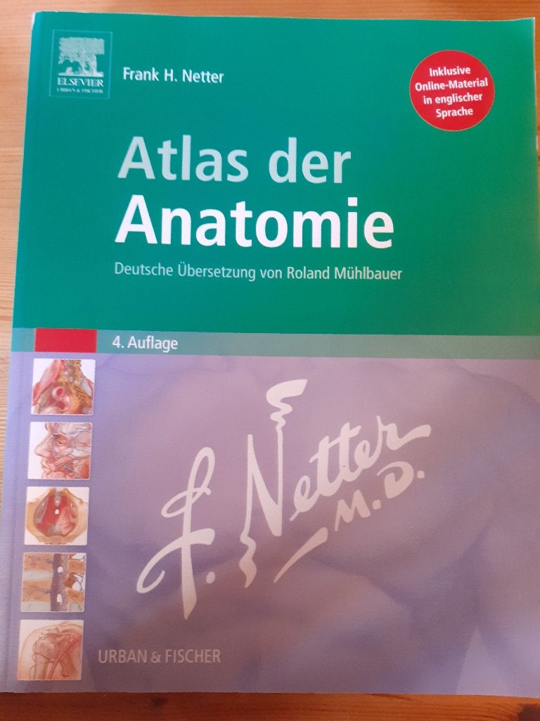 Atlas der anatomie | Netter | Duitstalige editie, Frank Netter, Medisch, Ophalen of Verzenden, Zo goed als nieuw