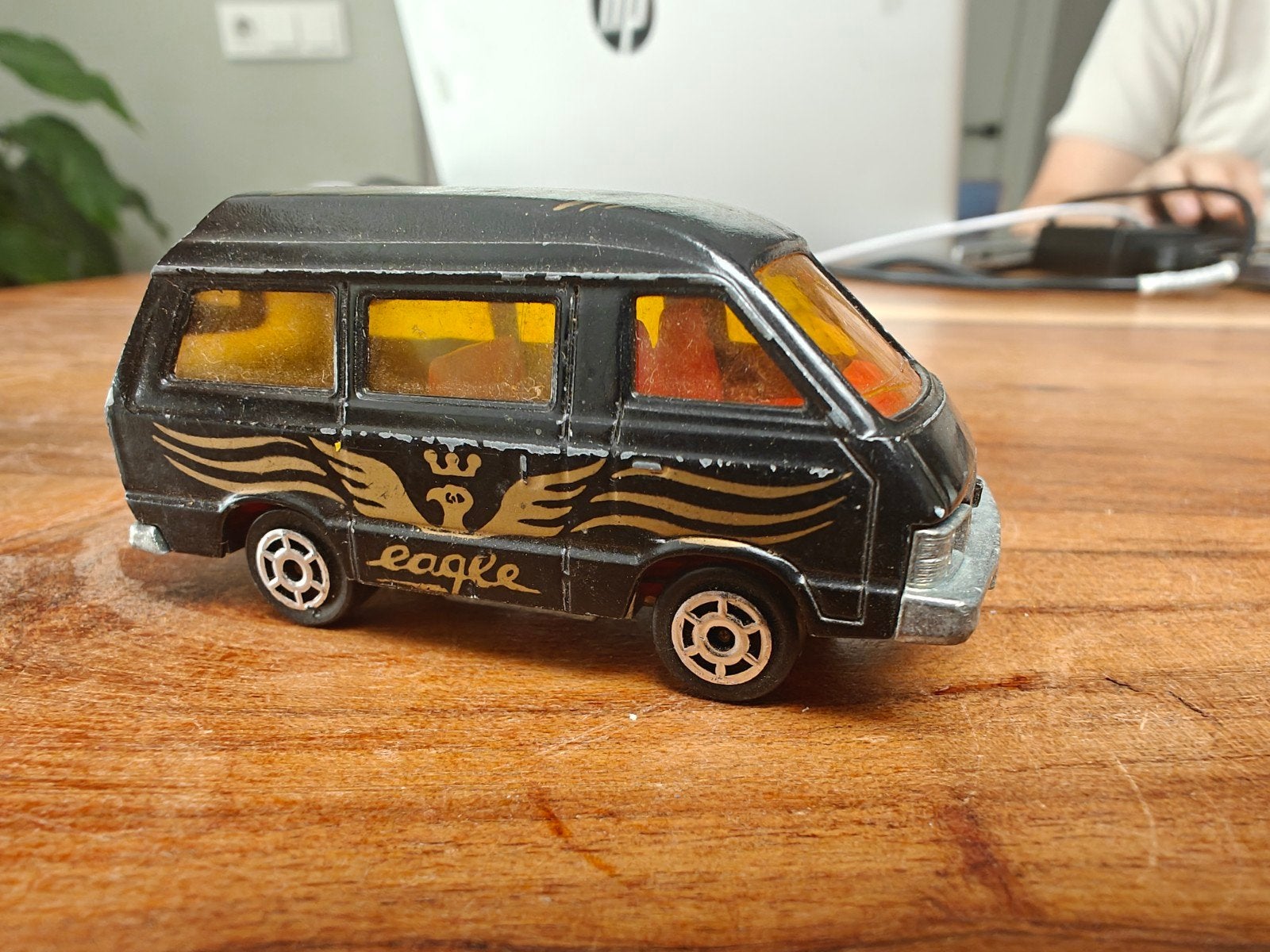Majorette Toyota Lite Ace 'Eagle' busje - Made in France, Ophalen of Verzenden, Gebruikt