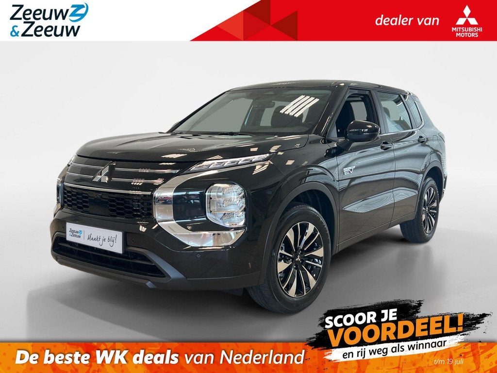 Mitsubishi Outlander 2.4 PHEV | PURE | DIRECT LEVERBAAR | PR, Auto's, Mitsubishi, Automaat, Parkeersensor, Stof, Outlander