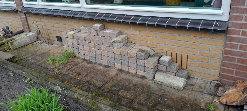 Vierkante waaltjes, Tuin en Terras, Ophalen, Beton, 5 tot 10 m², Terrastegels