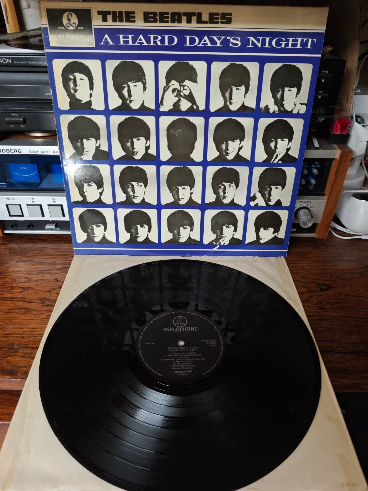 The Beatles - A Hard Day's Night LP (Originele Persing), LP, Gebruikt, Originele persing, Ophalen of Verzenden