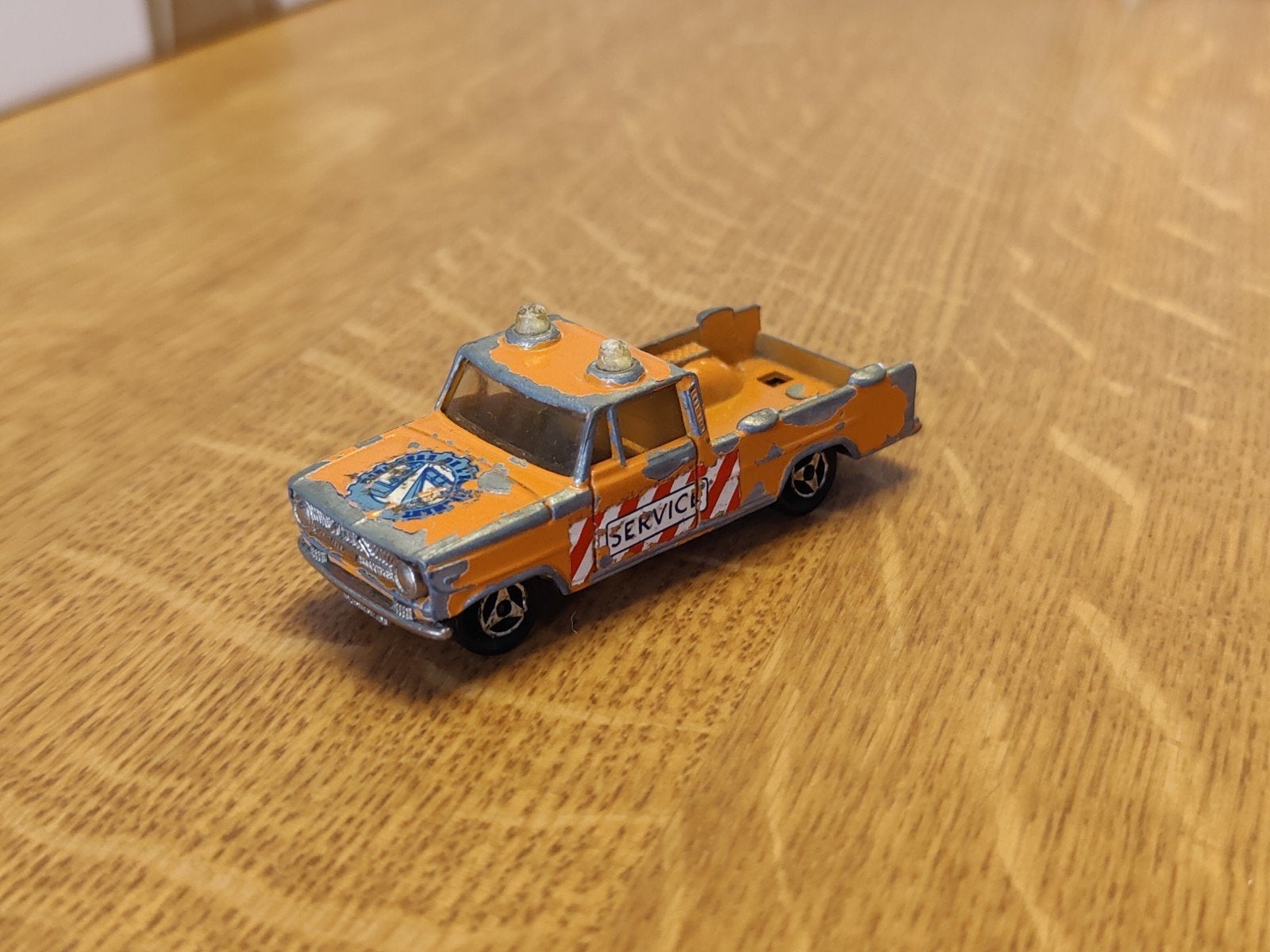 Majorette Dodge Pickup ORANJE, Ophalen of Verzenden