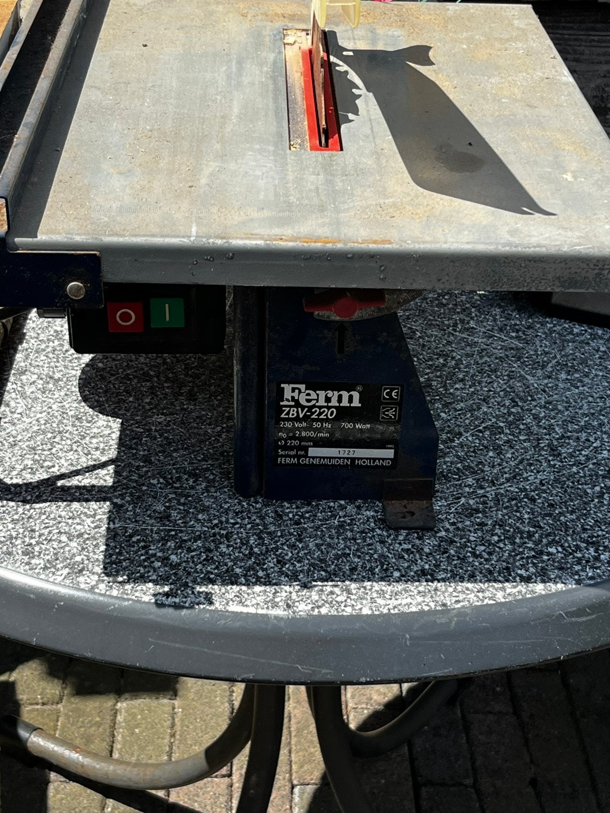 Tafelcircelzaag, Doe-het-zelf en Verbouw, Gereedschap | Zaagmachines, Ophalen, Minder dan 30 mm, Gebruikt, Cirkelzaag