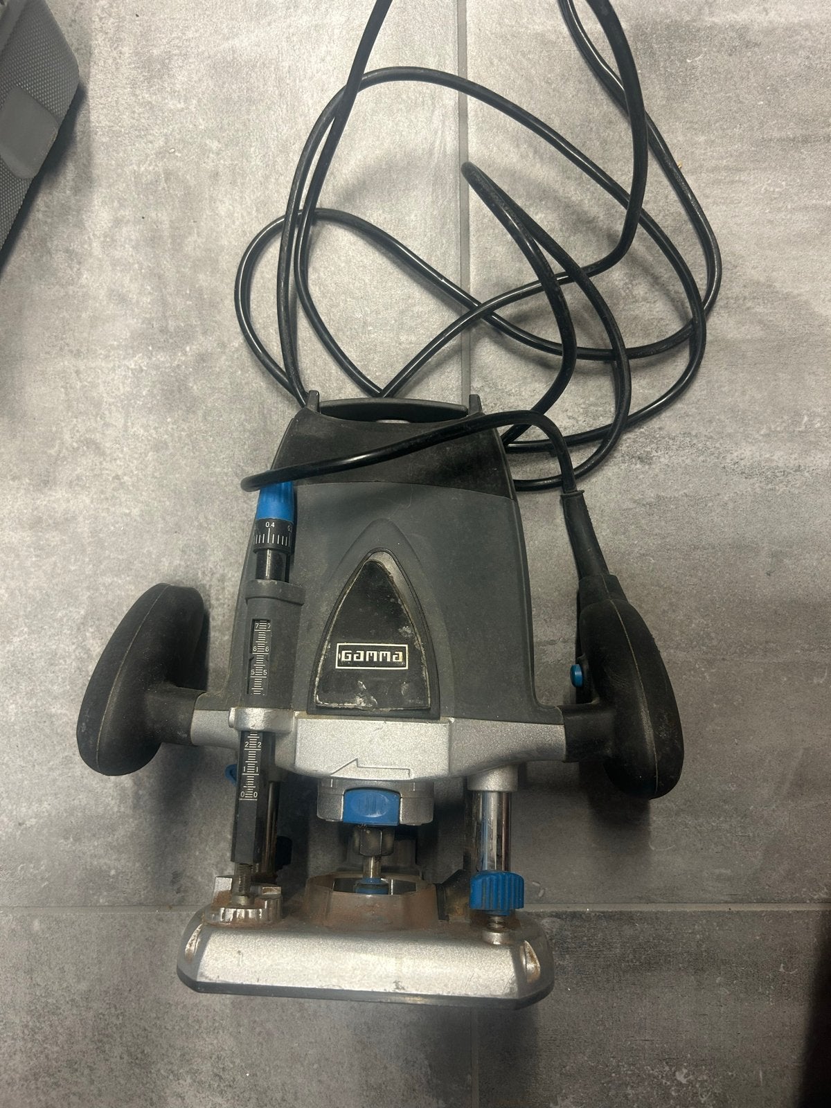 Gamma Bovenfrees R-1200L - Krachtige 1200W freesmachine, Ophalen of Verzenden, Gebruikt, Elektrisch, Bovenfrees